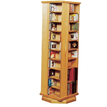 the mini wizard, book shelving, DVD and CD Shelves